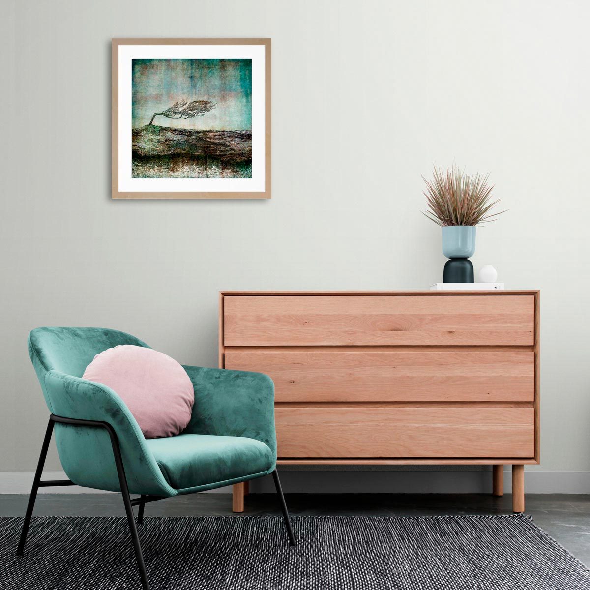 Medium fine art print in frame (not included)