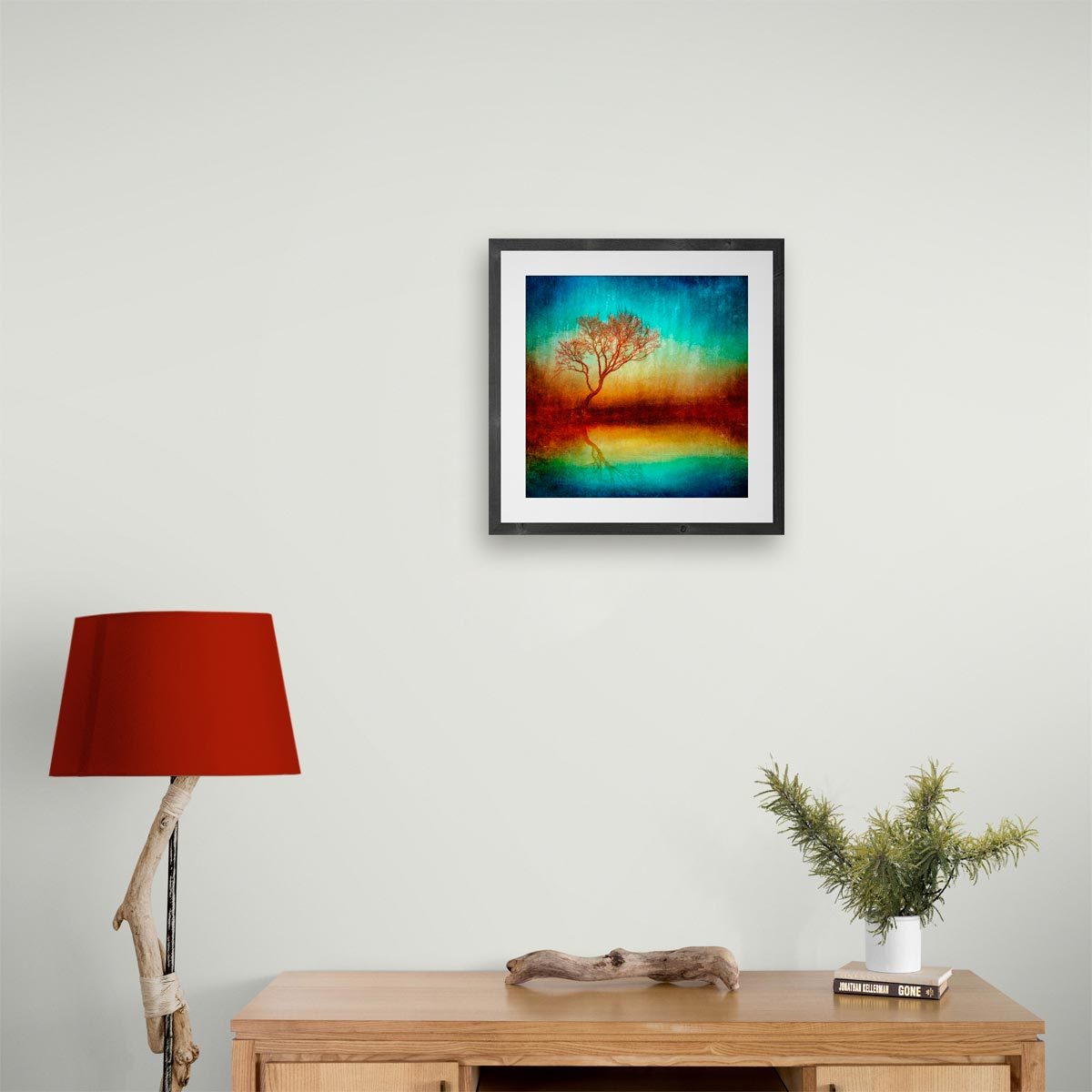 Medium fine art print in frame (not included)