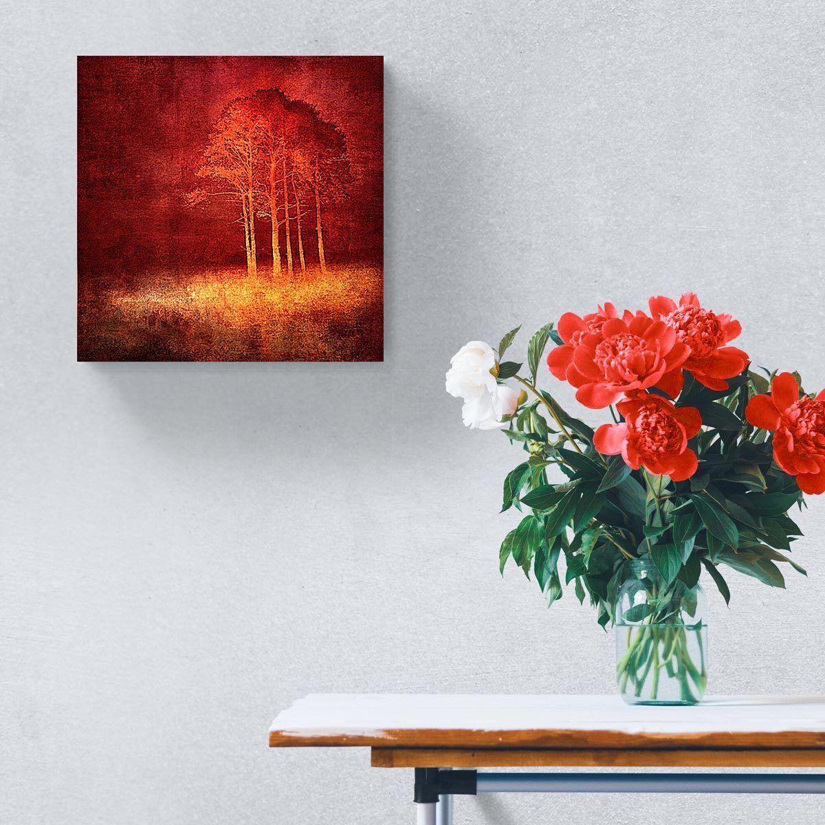 Medium Brushed Aluminium Print