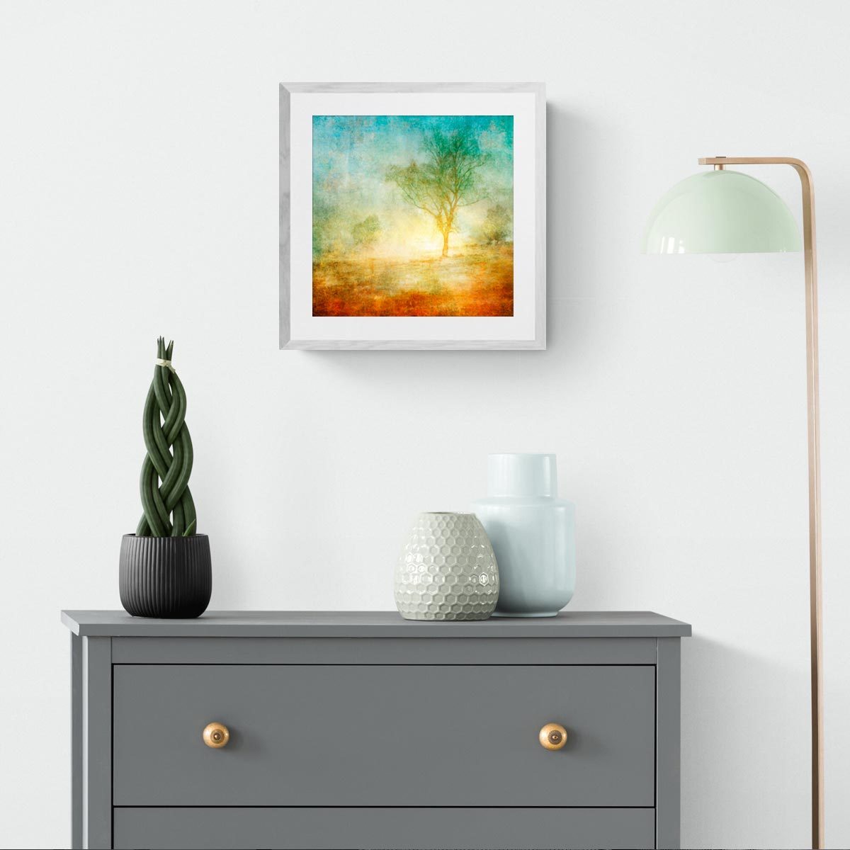Medium fine art print in frame (not included)