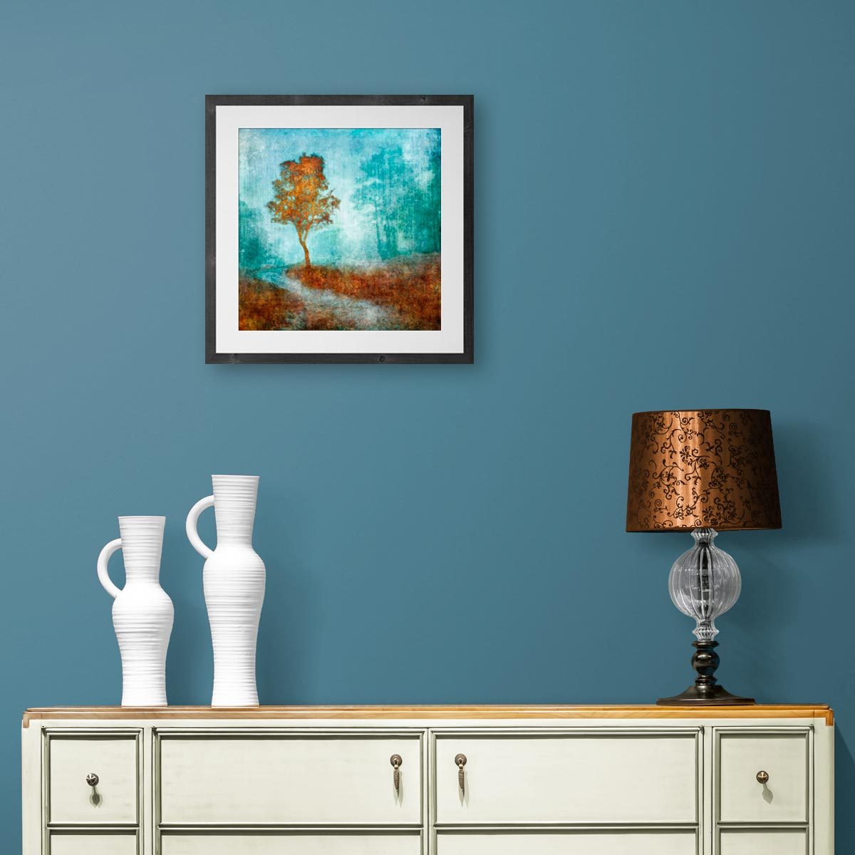 Medium fine art print in frame (not included)