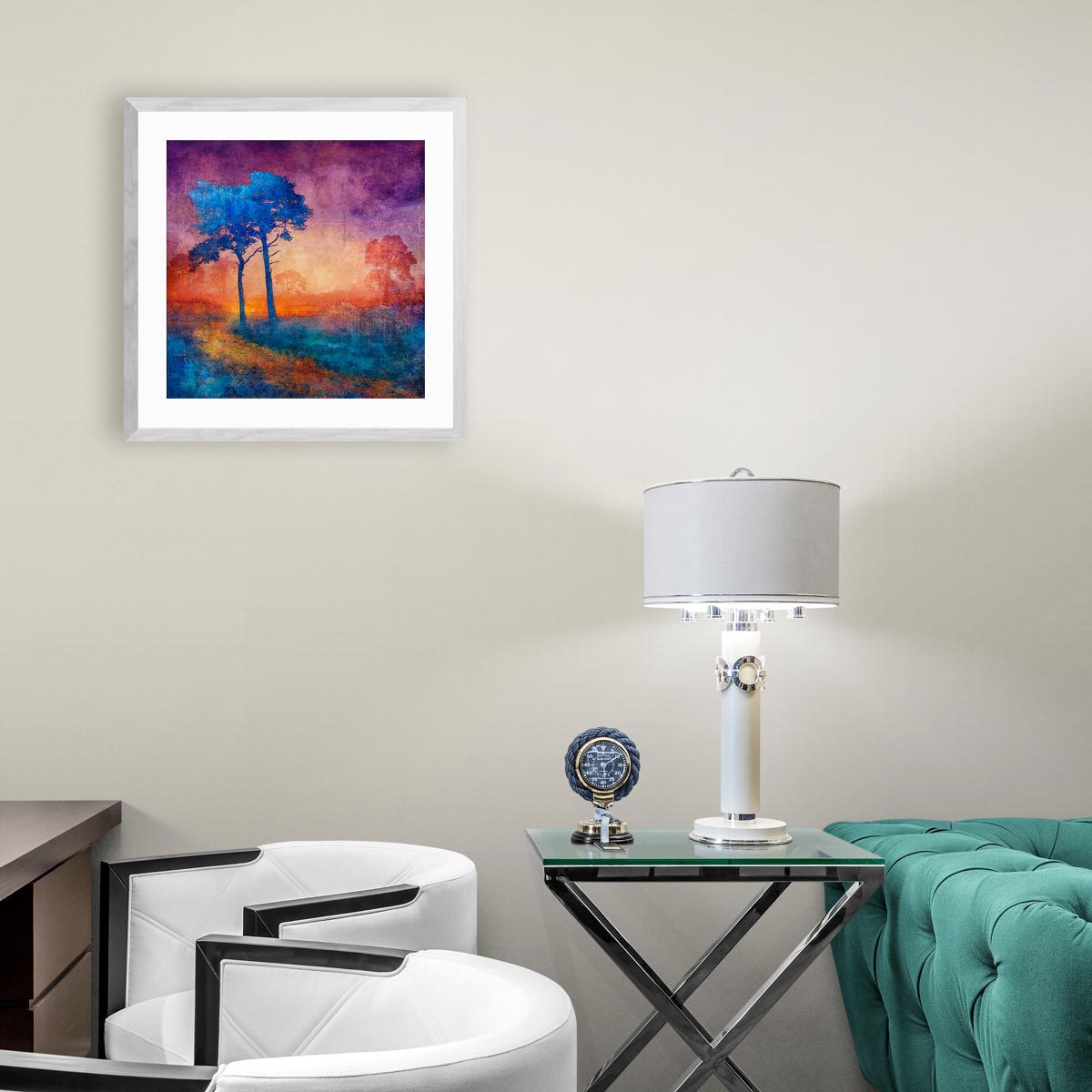Medium fine art print in frame (not included)