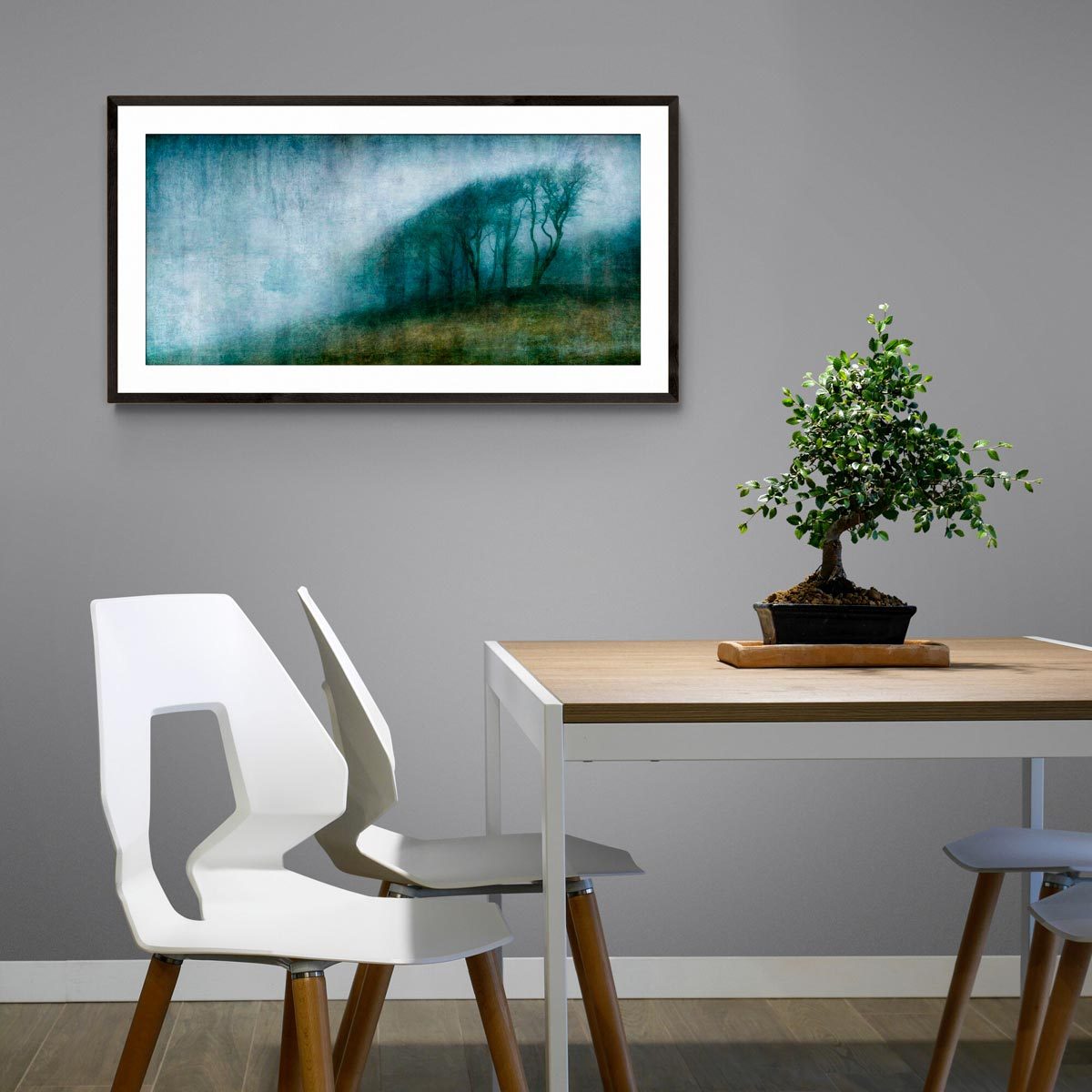 Medium panoramic fine art print in frame (not included)