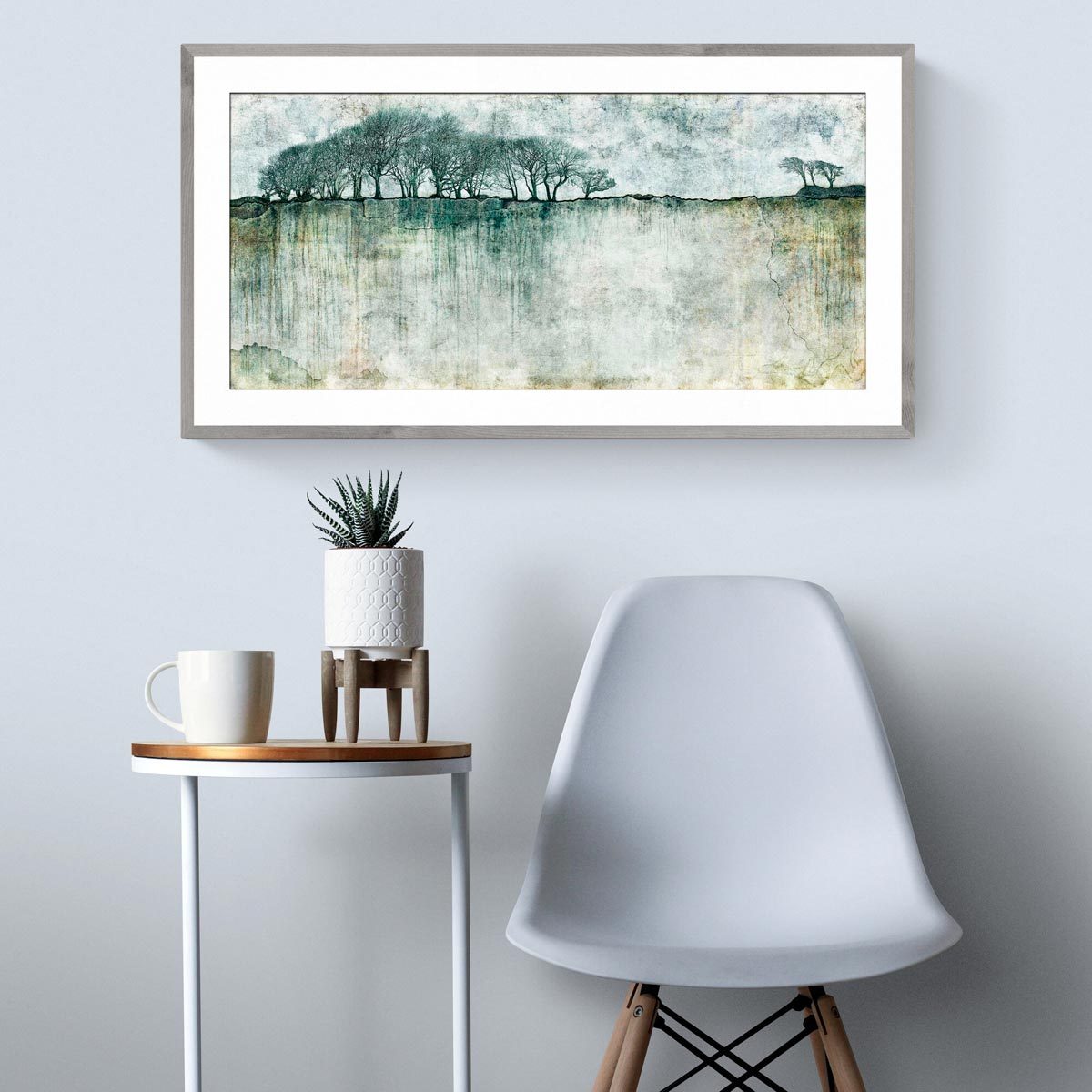 Medium panoramic fine art print in frame (not included)