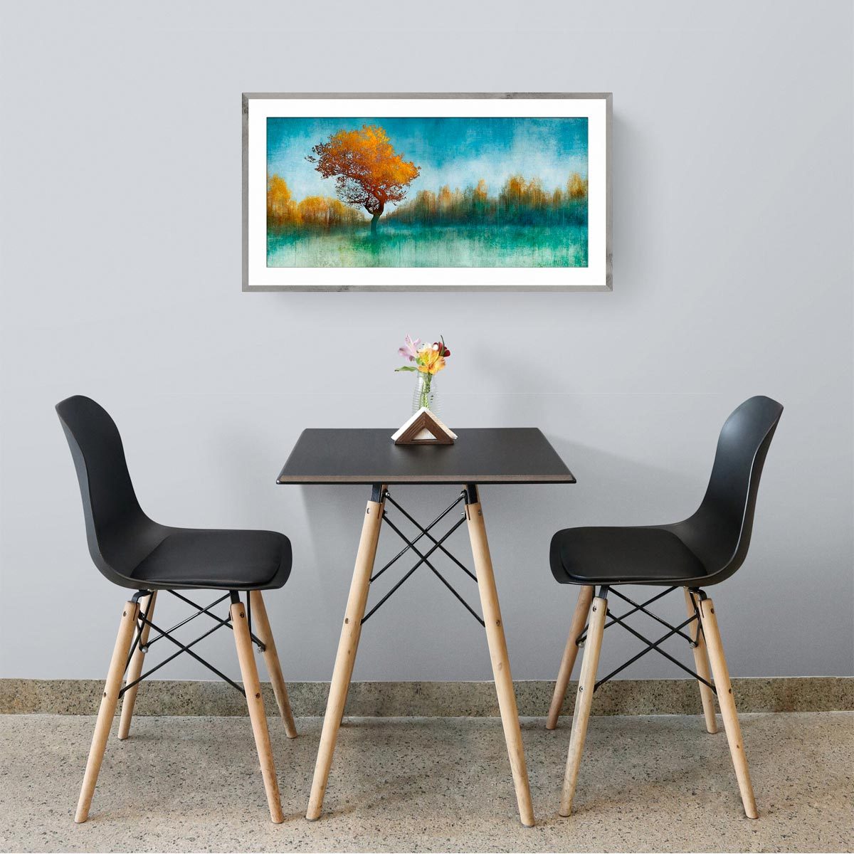 Medium panoramic fine art print in frame (not included)