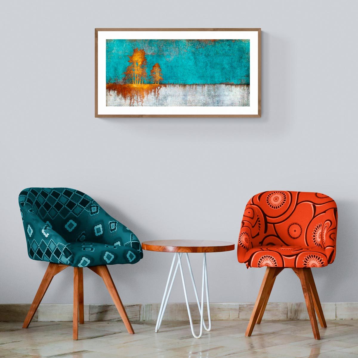 Medium panoramic fine art print in frame (not included)