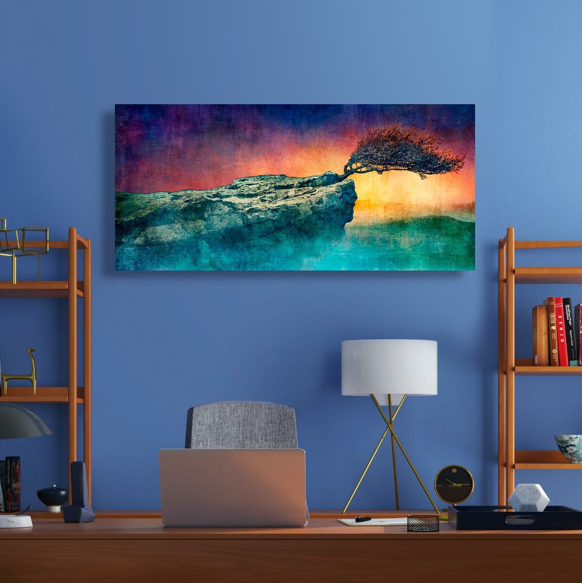 Medium Brushed Aluminium Print