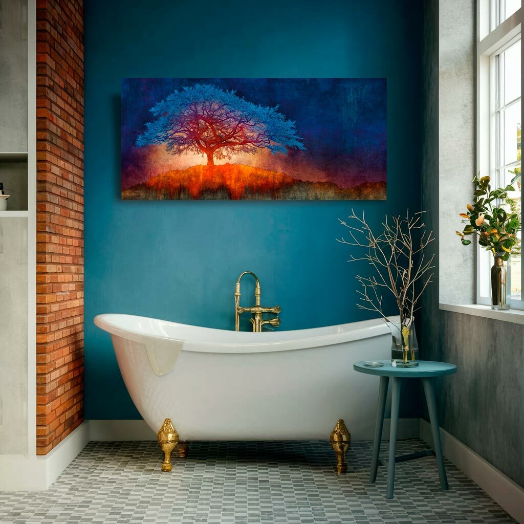 Medium Brushed Aluminium Print