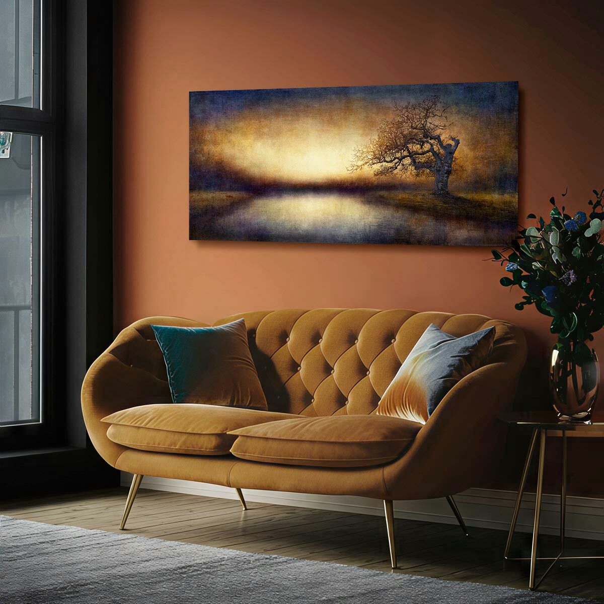   Large Brushed Aluminium Print
