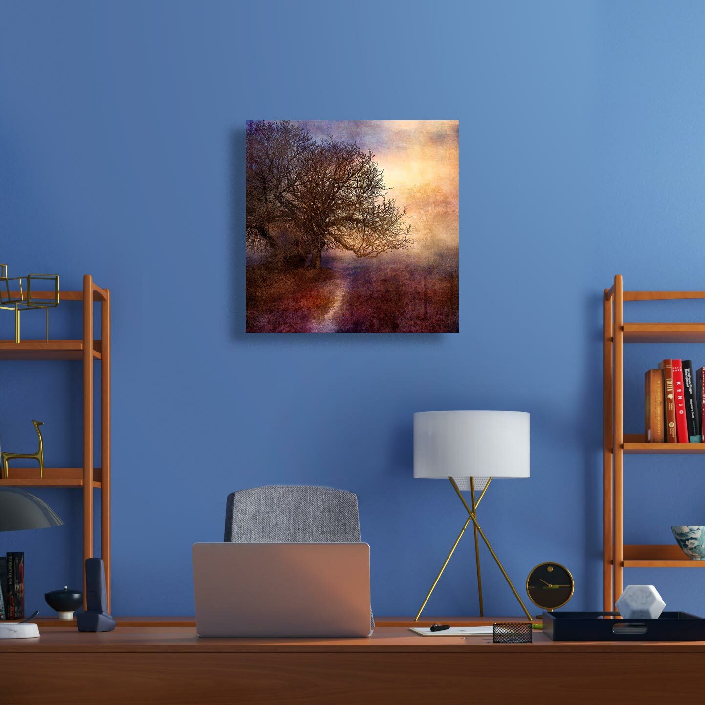 Medium Brushed Aluminium Print