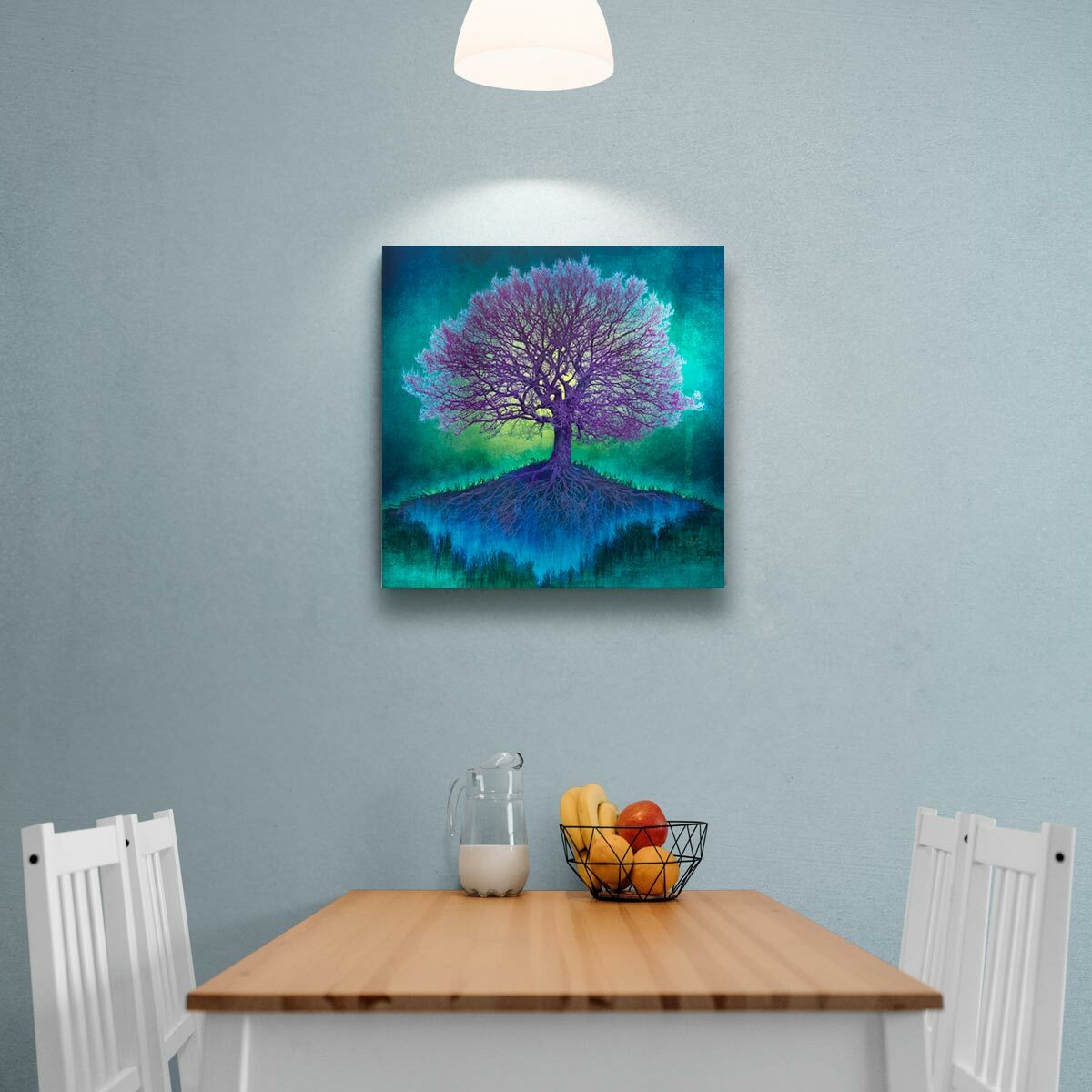 Medium Brushed Aluminium Print