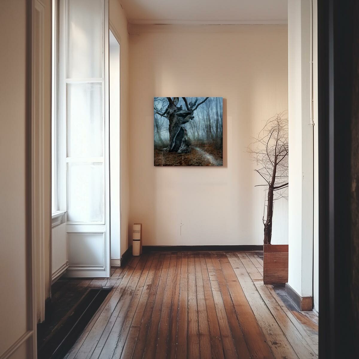 Medium Brushed Aluminium Print
